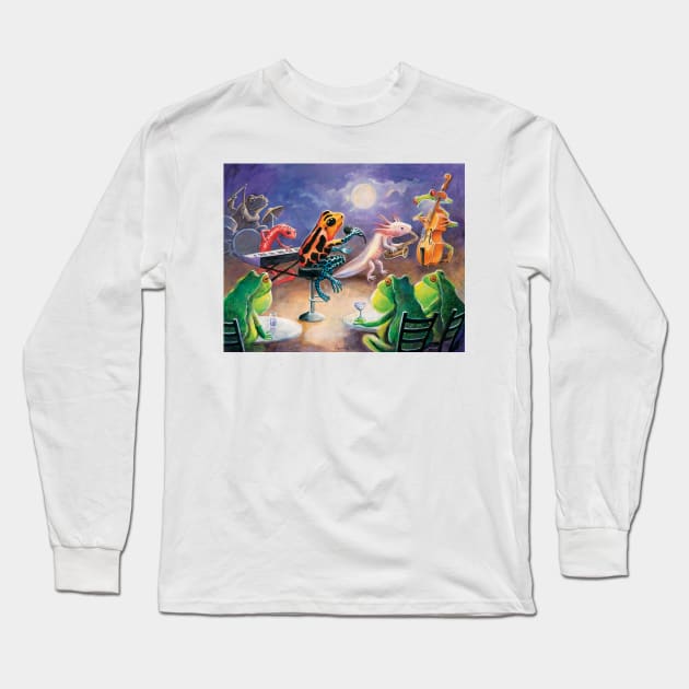 Salamander Jazz Ball Band 4 Long Sleeve T-Shirt by DanielLoveday